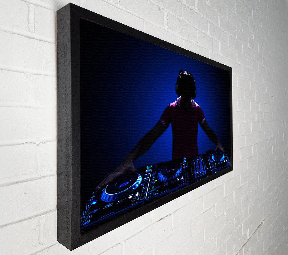  A Canvas Print of DJ Decks Canvas Print