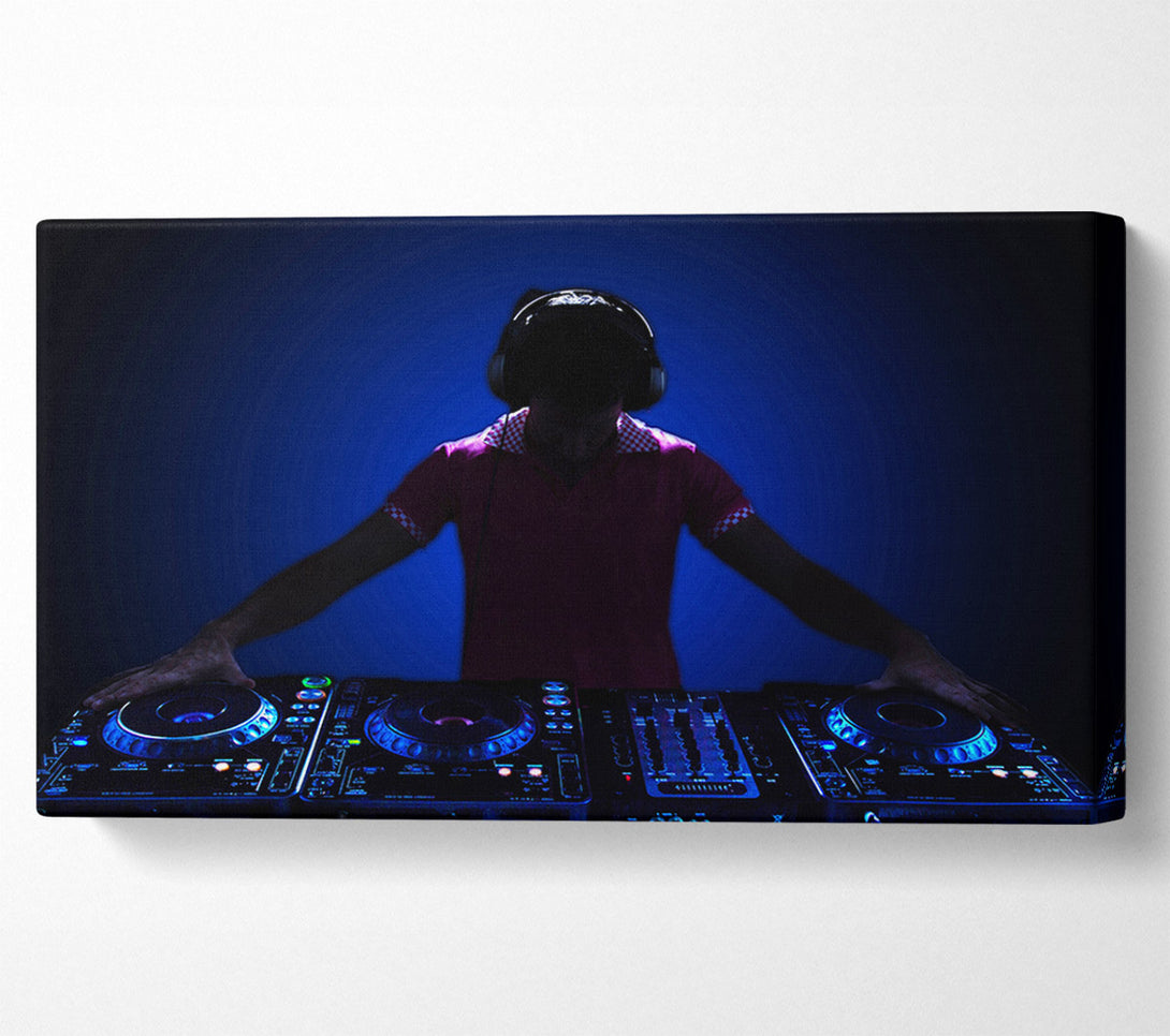  A Canvas Print of DJ Decks Canvas Print