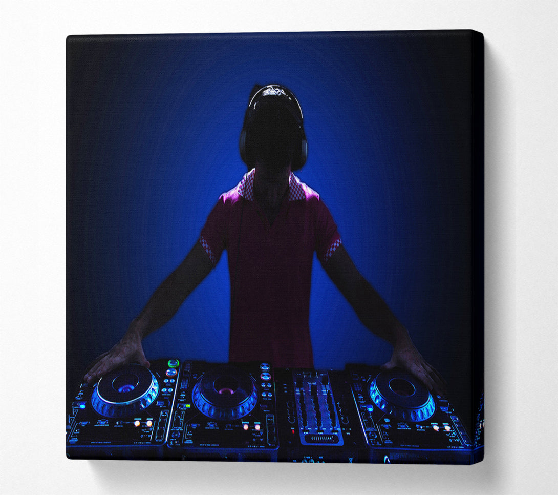  A Canvas Print of DJ Decks Canvas Print