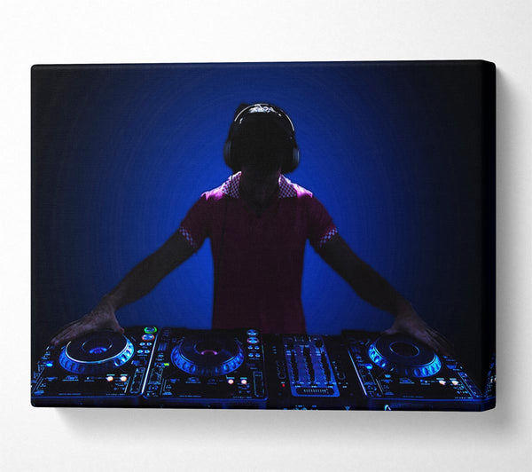  A Canvas Print of DJ Decks Canvas Print