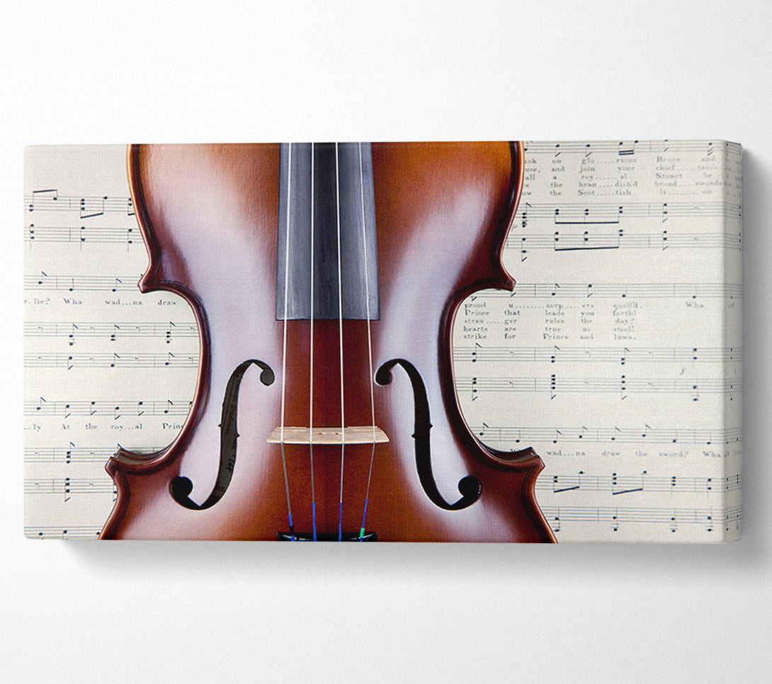  A Canvas Print of Violin Splendor Canvas Wall Art
