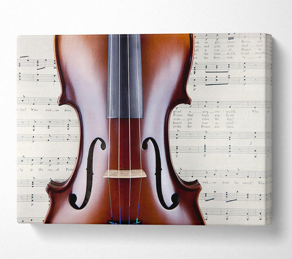  A Canvas Print of Violin Splendor Canvas Wall Art