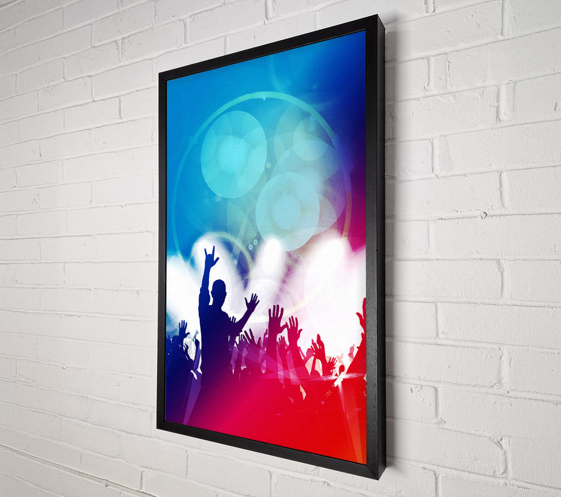  A Canvas Print of Rave Canvas Wall Art