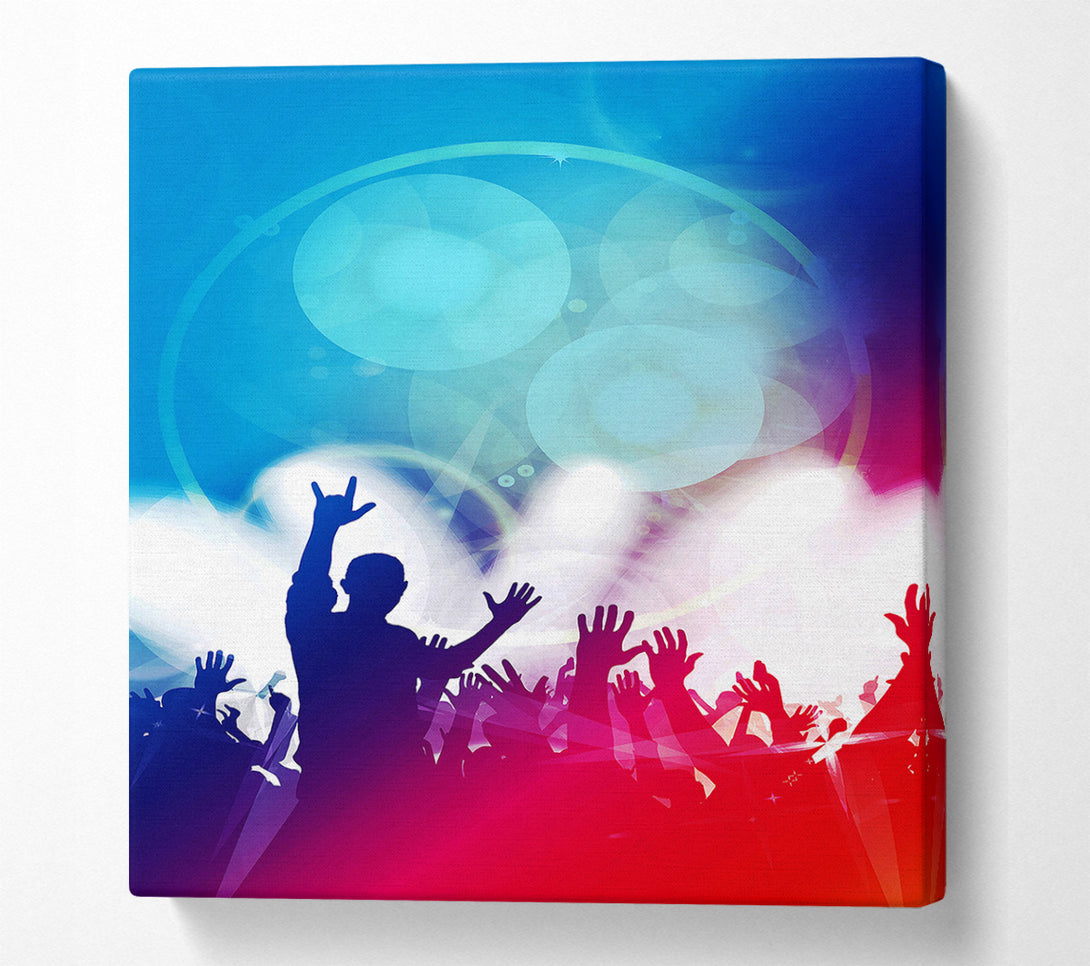  A Canvas Print of Rave Canvas Wall Art