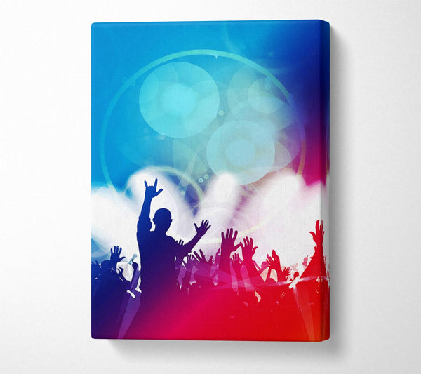  A Canvas Print of Rave Canvas Wall Art