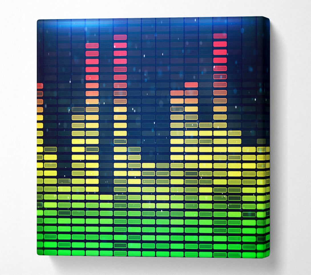  A Canvas Print of Equalizer Power Canvas Wall Art