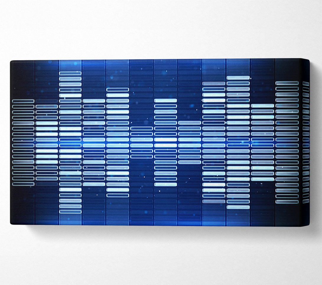  A Canvas Print of Sound Bar Blues Canvas Art