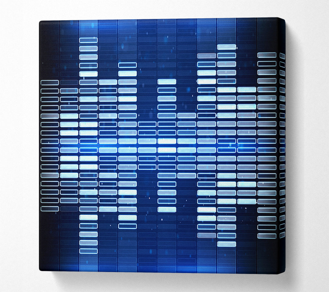  A Canvas Print of Sound Bar Blues Canvas Art