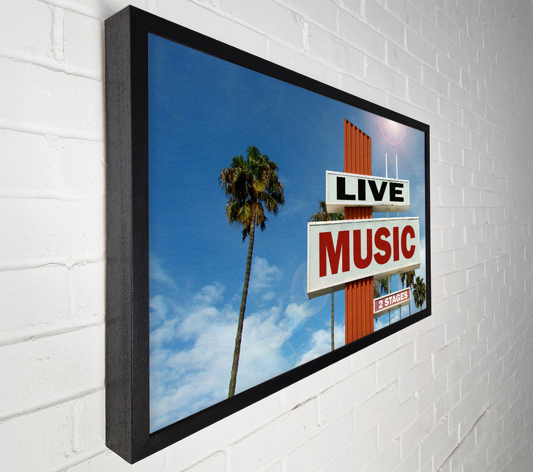  A Canvas Print of Live Music Venue Canvas Print
