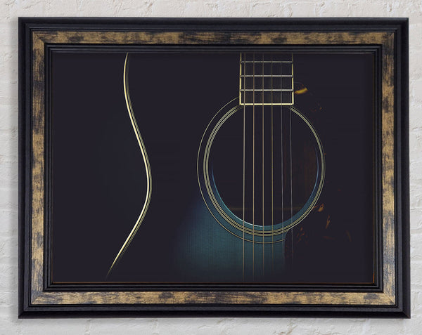 Gibson Acoustic Guitar Framed Print