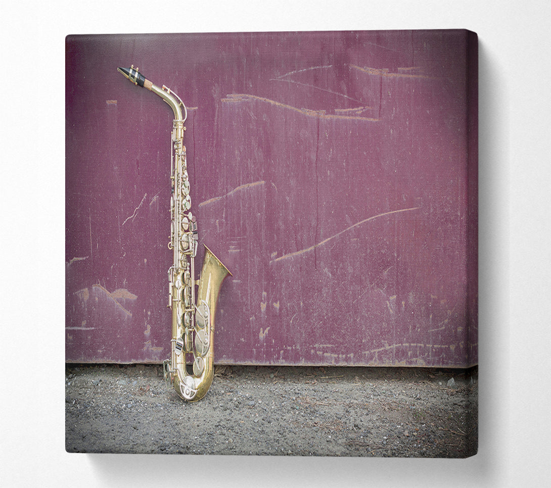  A Canvas Print of Saxophone Canvas Wall Art