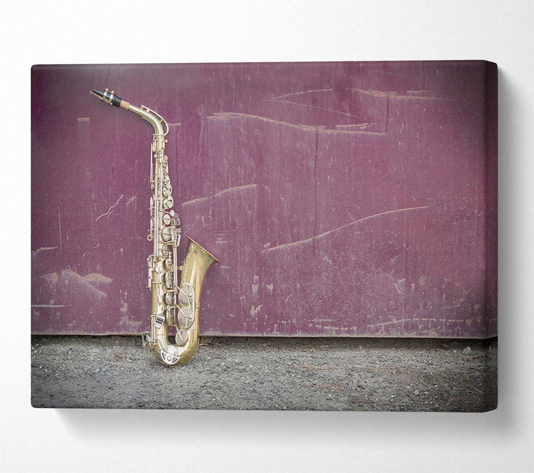  A Canvas Print of Saxophone Canvas Wall Art