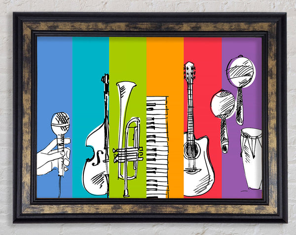 The Bands Passion Framed Print