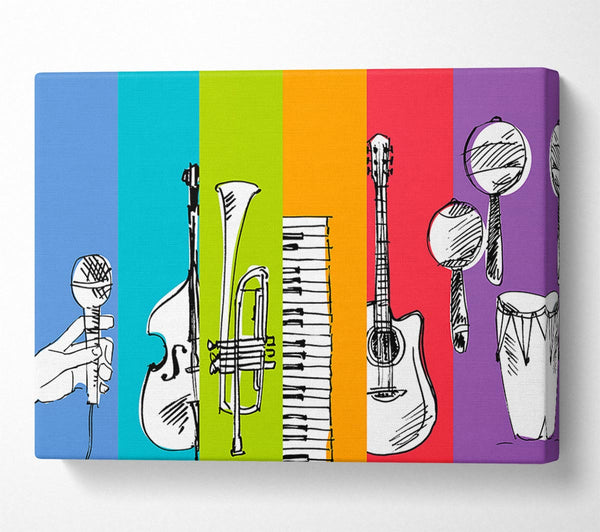  A Canvas Print of The Bands Passion Canvas Print