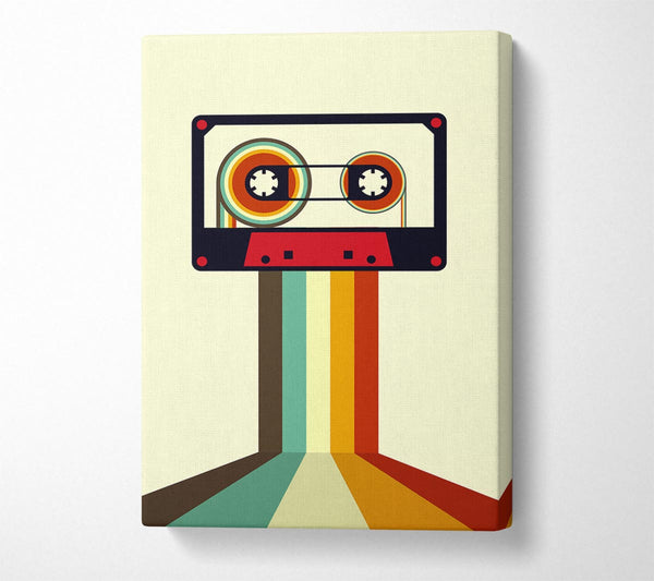  A Canvas Print of Retro Tape 1 Canvas Print