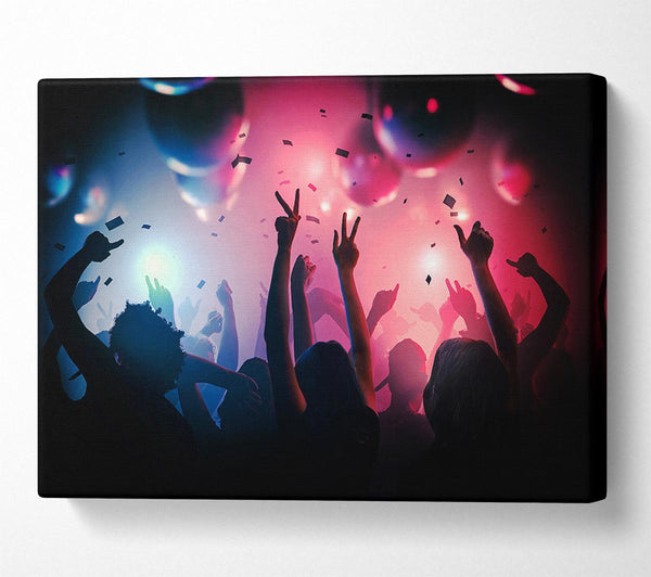  A Canvas Print of Loving The Tunes 1 Canvas Print