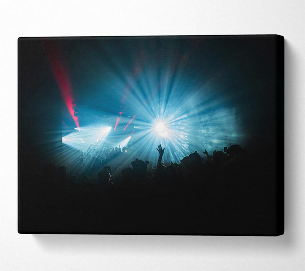  A Canvas Print of Crowd Lights Canvas Art