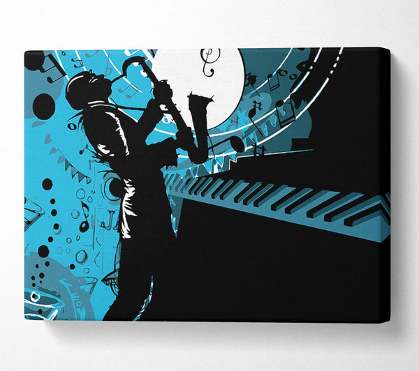  A Canvas Print of Playing The Blues 1 Canvas Art