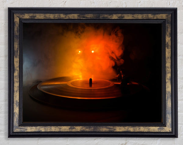 DJ Smoking Framed Print