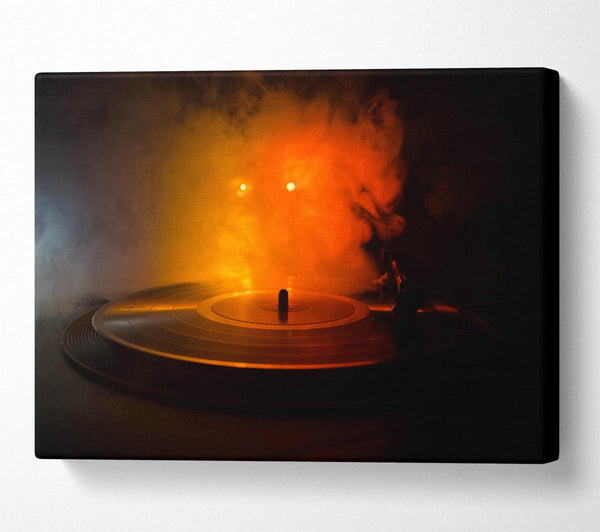  A Canvas Print of DJ Smoking Canvas Print