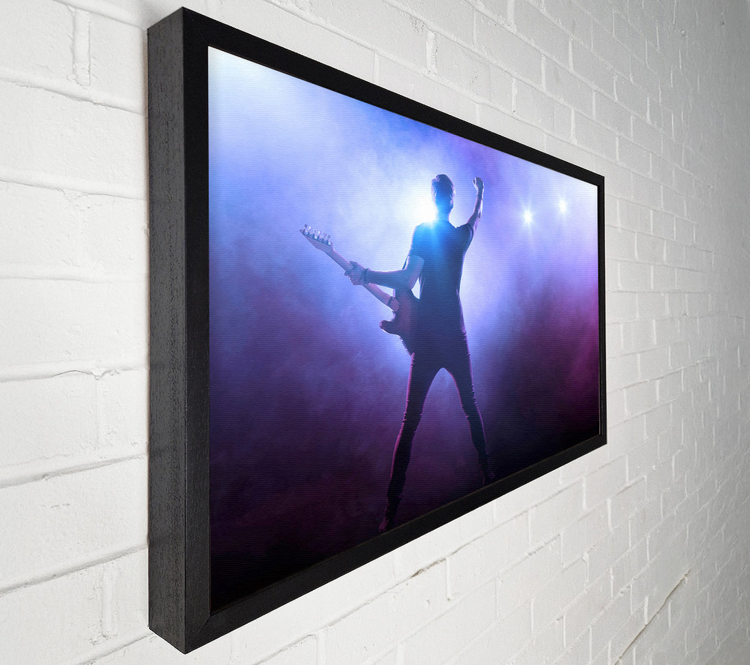  A Canvas Print of Guitarist Rocks Canvas Art
