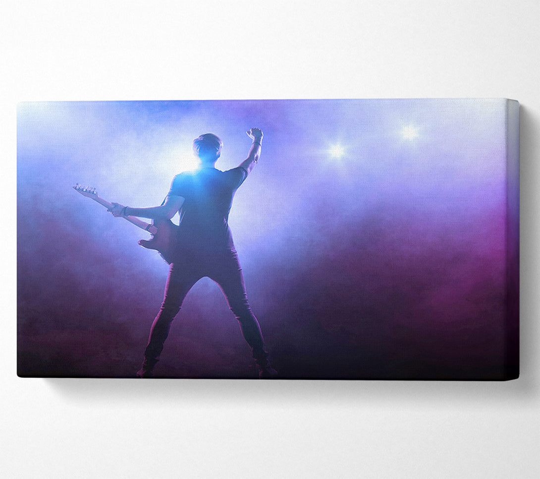  A Canvas Print of Guitarist Rocks Canvas Art