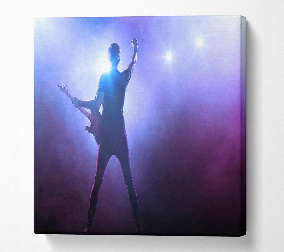  A Canvas Print of Guitarist Rocks Canvas Art