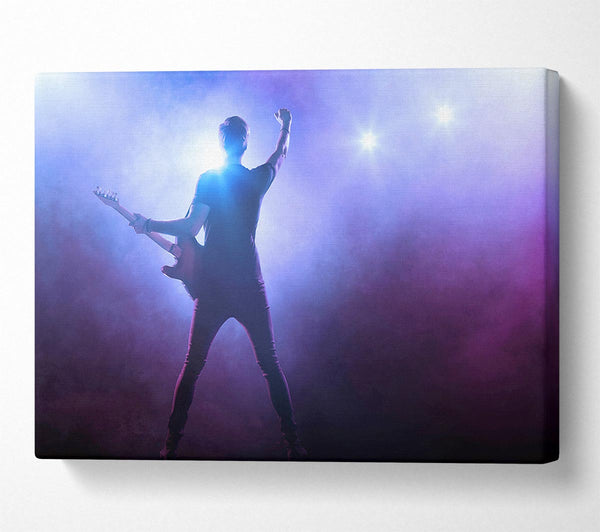  A Canvas Print of Guitarist Rocks Canvas Art