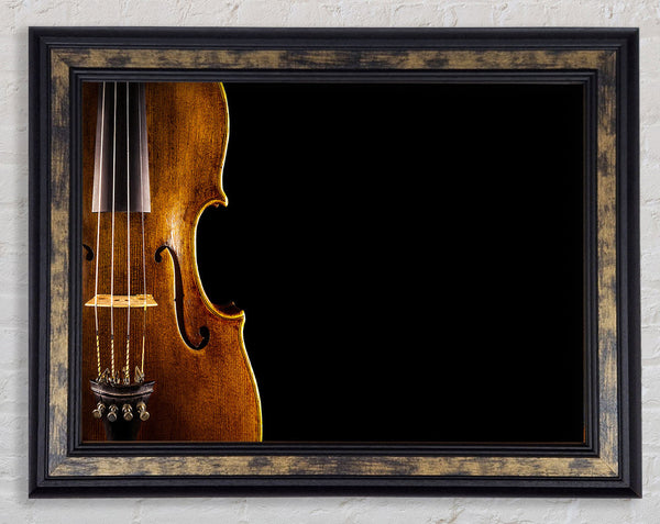Double Bass Framed Print