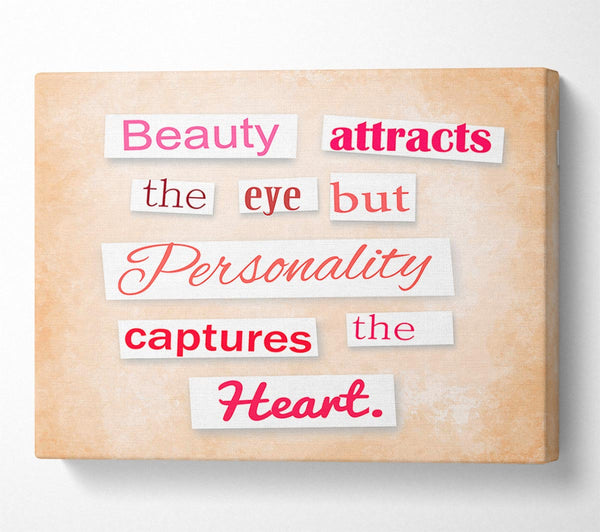  A Canvas Print of Beauty Attracts The Eye But Canvas Wall Art