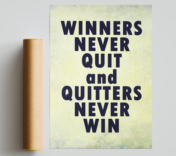 Winners Never Quit Poster