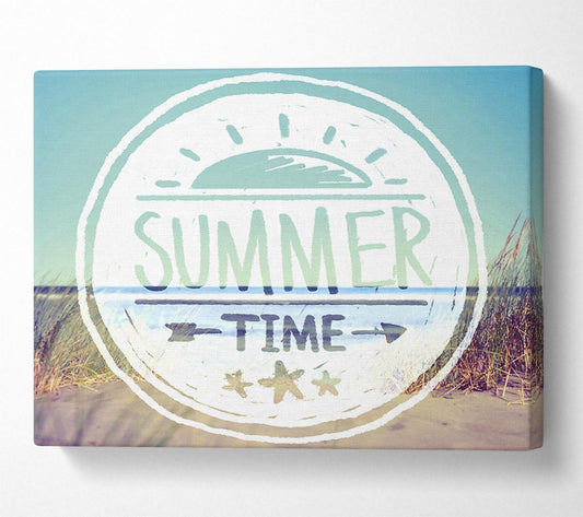 Summer Time Canvas Wall Art