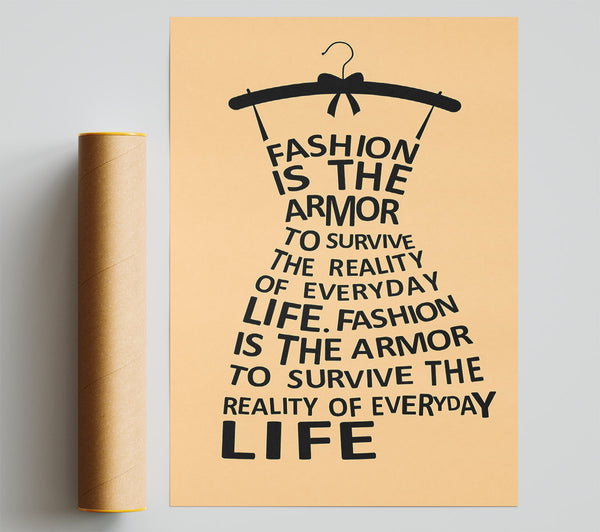 Fashion Is The Armor Poster