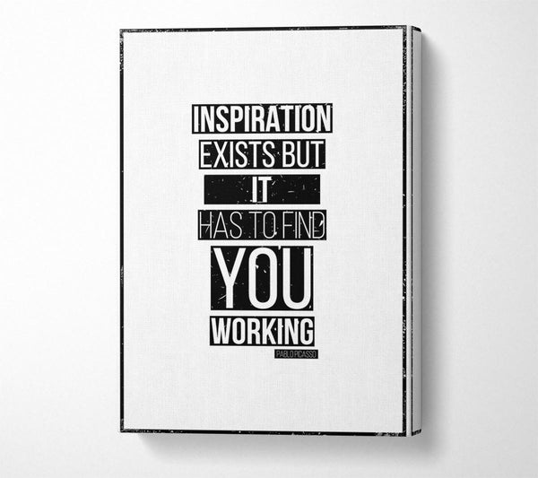  A Canvas Print of Inspiration Exists Canvas Wall Art