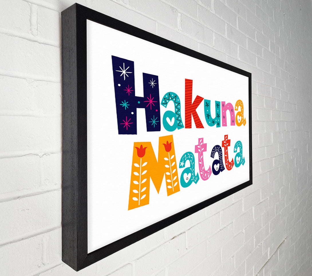  A Canvas Print of Hakuna Matata Canvas Art