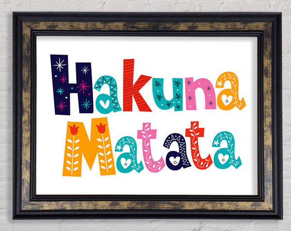 Hakuna Matata Framed Print