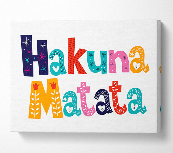  A Canvas Print of Hakuna Matata Canvas Art