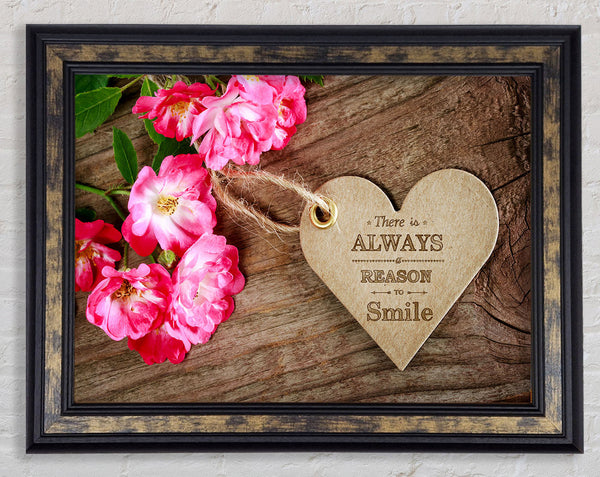 Reason To Smile Framed Print