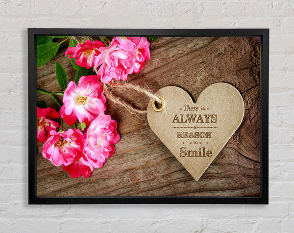 Reason To Smile Framed Print