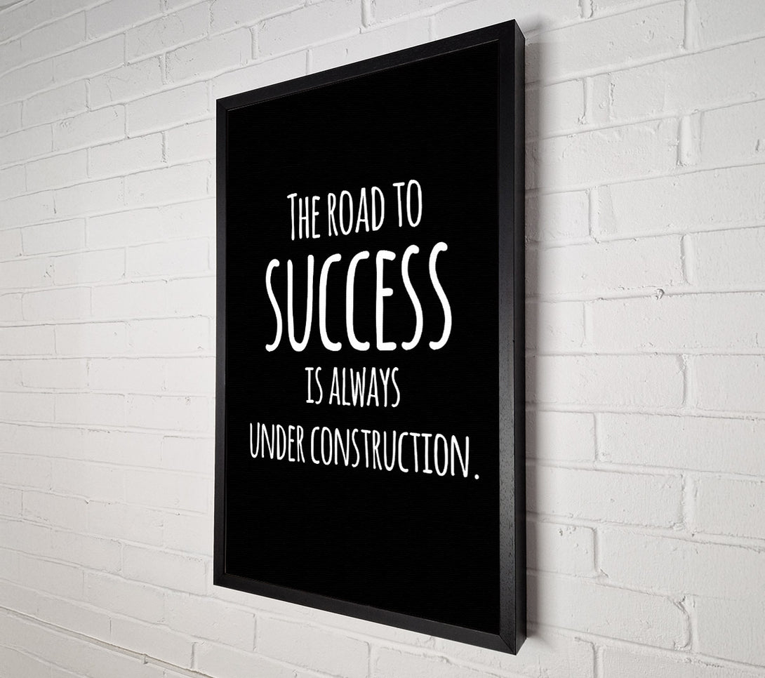  A Canvas Print of The Road To Success Canvas Wall Art
