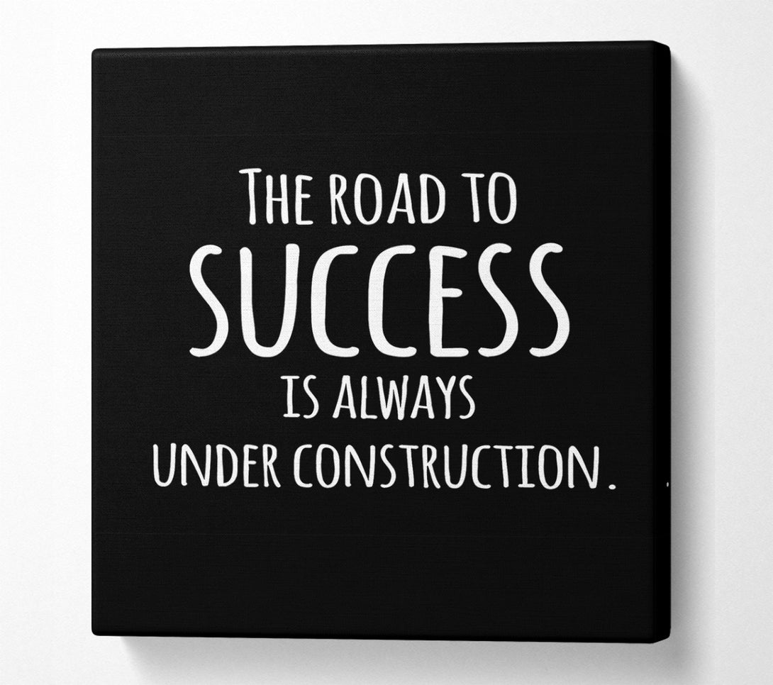  A Canvas Print of The Road To Success Canvas Wall Art