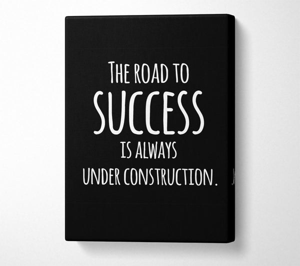  A Canvas Print of The Road To Success Canvas Wall Art