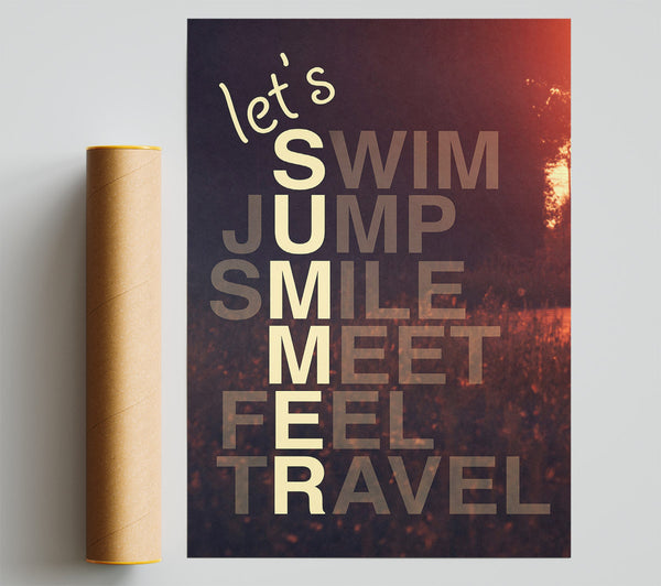 Let'S Summer 1 Print