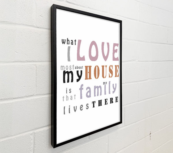 What I Love Mosy About My House