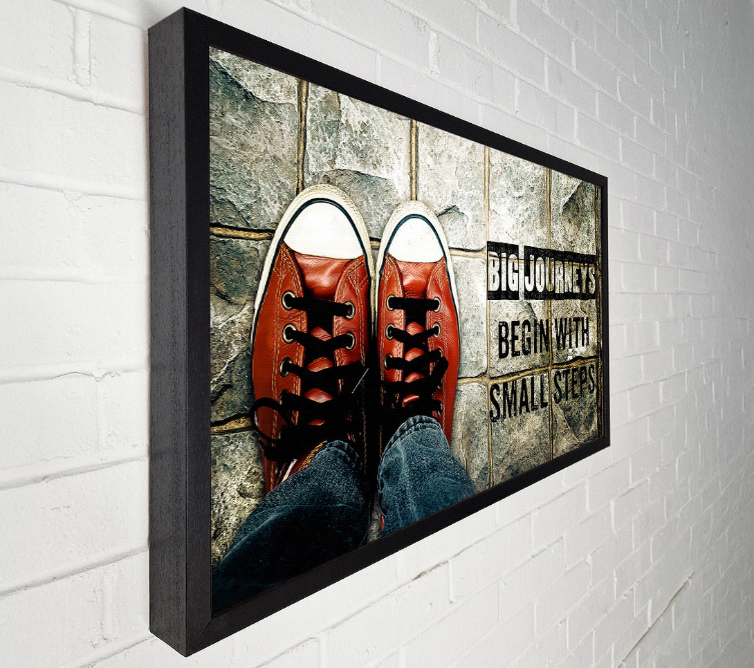  A Canvas Print of Big Journeys Begin Canvas Art