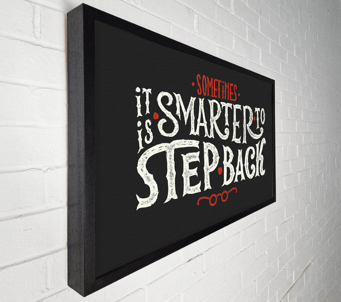  A Canvas Print of Step Back Canvas Wall Art