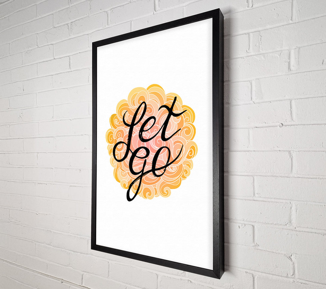  A Canvas Print of Let Go Canvas Art