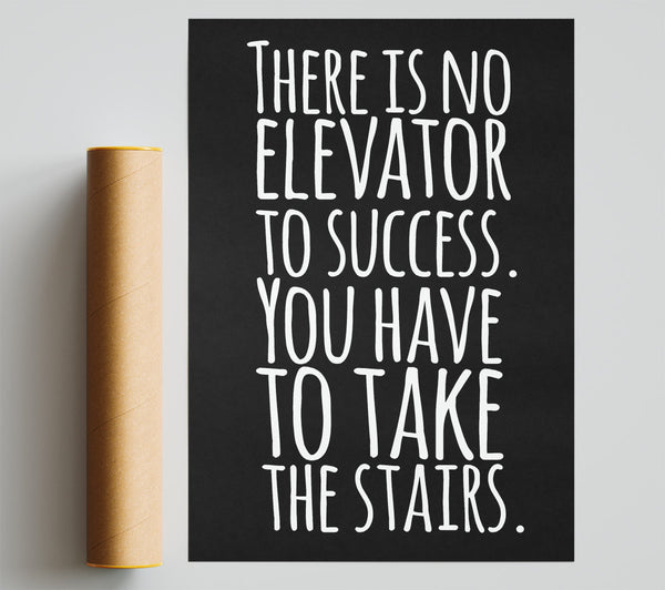 There Is No Elevation To Success Giclee Print