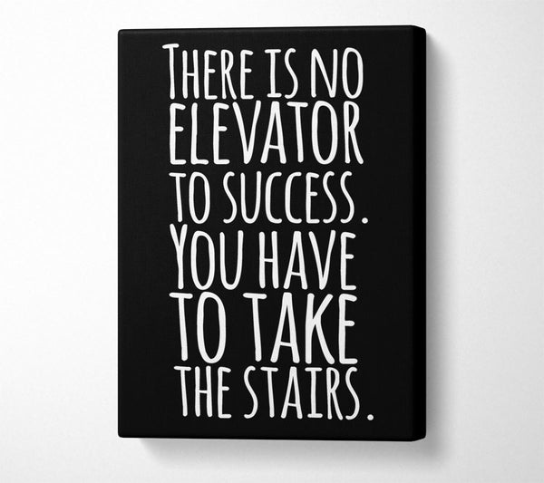  A Canvas Print of There Is No Elevation To Success Canvas Wall Art