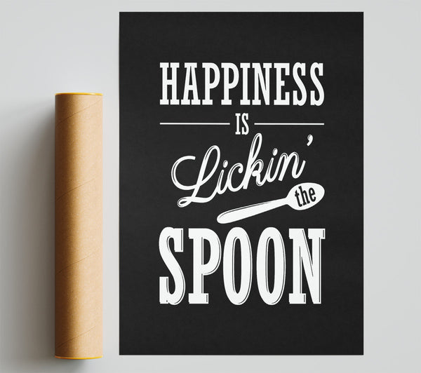 Happiness Is Lickin The Spoon Giclee Print